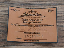 Tama Starclassic Bubinga
