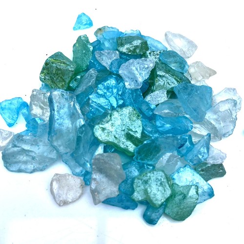 Sea washed crushed glass - sea,