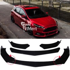 Glossy Black Front Bumper Lip