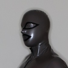 Medium Rubber Hood Mask Latex