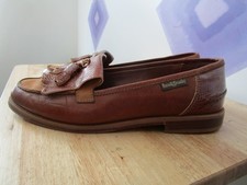 RUSSELL & BROMLEY Chester UK 5.5 EU 38.5 BROWN Leather Tassel Loafer RRP £250.00