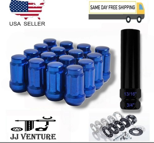 24pc blue tall m12x1 - 24pc, 1.4"