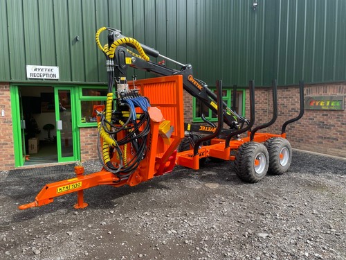 Ton timber trailer - ton,