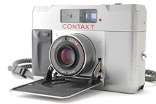 All Works[NEAR MINT] CONTAX T Silver Rangefinder 35mm Film Camera body JAPAN