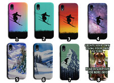 Skiing Phone Case Cover Skis