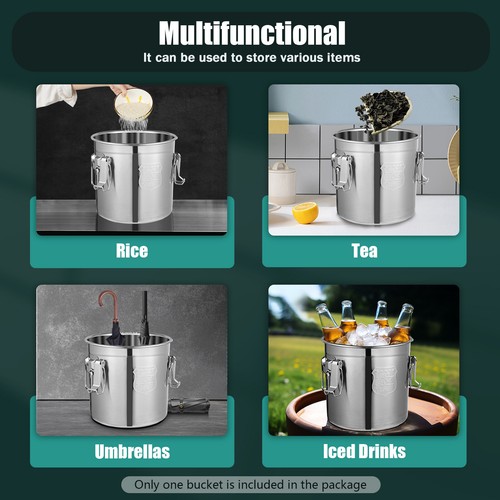 12l stainless steel airtight - steel,