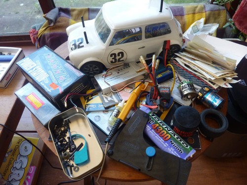 Tamiya mini cooper with - tamiya,