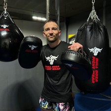 Pair - Bull Doza Thai Boxing Pads - Light Weight Compact Supportive - Muay Thai