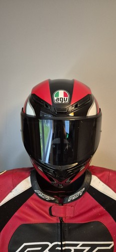 Agv hyphen black red - agv, k6