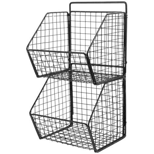 Set hanging wire basket wall - 1,