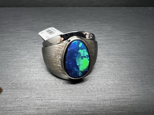 Sterling silver doublet opal - doublet,