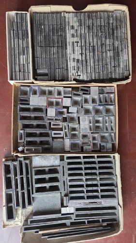 Letterpress metal type - letterpress, type: