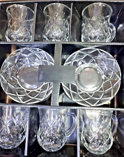 Turkish Tea Set of 6 Clear