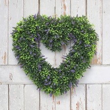 Artificial lavender heart - lavender,