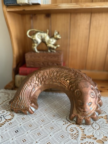 Vintage copper fish - copper, jelly