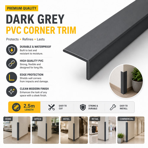 Dark grey pvc - dark,
