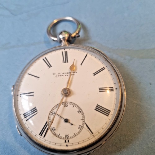 Antique half hunter fusee - ,