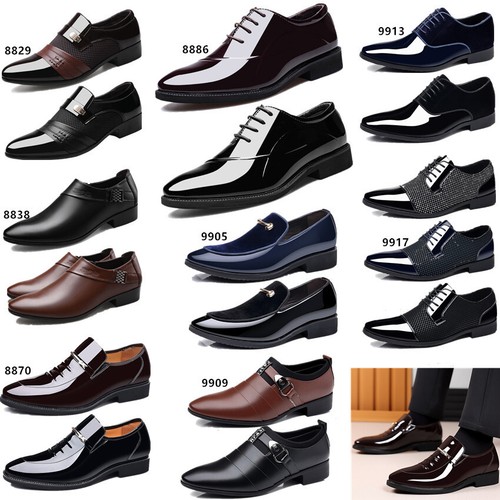 Men patent faux leather - men's,