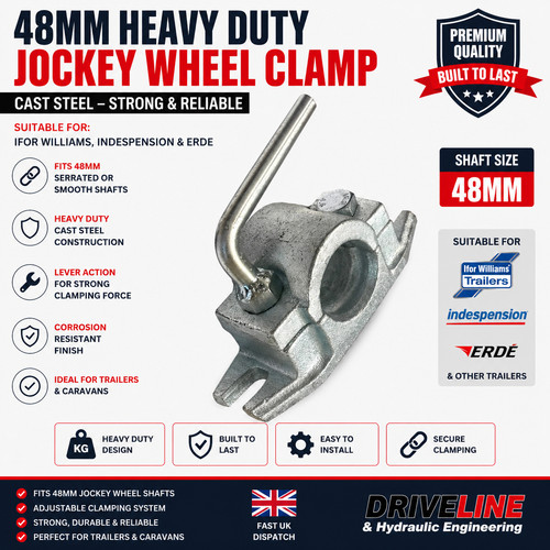 48mm jockey wheel clamp - jockey, heavy