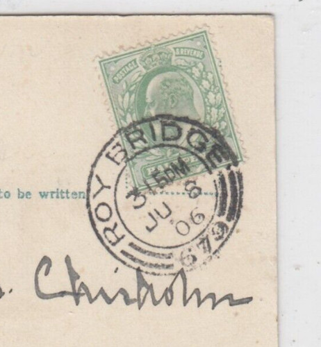 1906 roy bridge scotland - bridge,