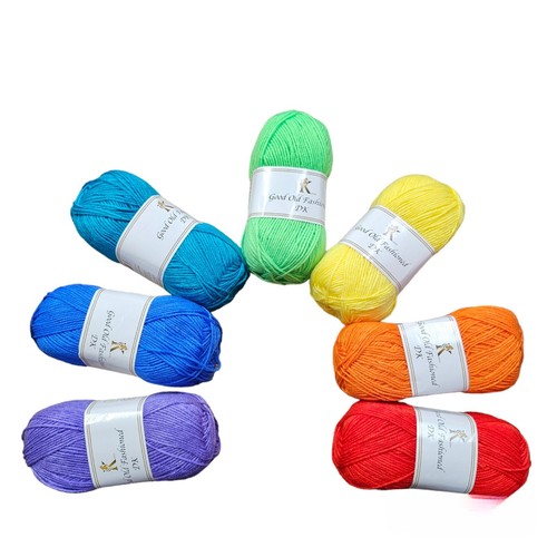 100g rainbow yarn wool job - wool,
