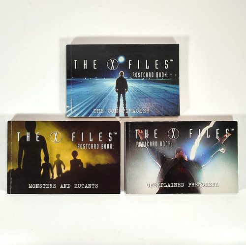 The files postcard books x3 - postcard,