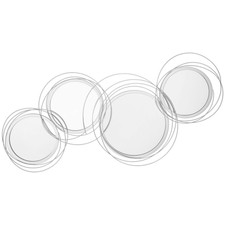 HOMCOM Metal Wall Art