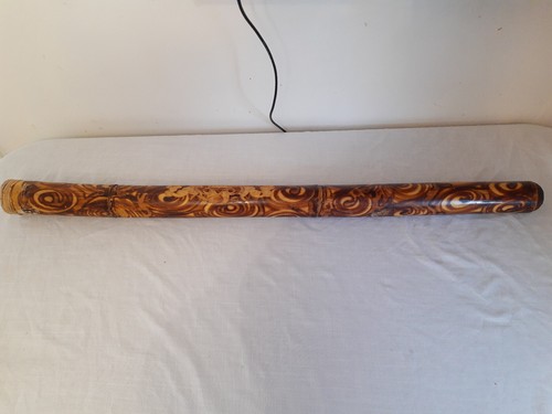 Large didgeridoo hand - hand, carved
