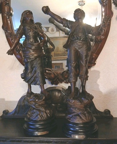 Antique french sculptures - antique, cast