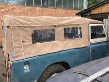 Land Rover Series 2, 2a & 3 LWB Canvas Cover (2 Side Windows) C1049