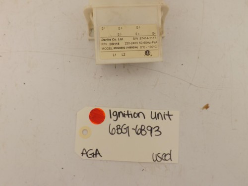 Aga range 6bg 6893 - aga, ignition