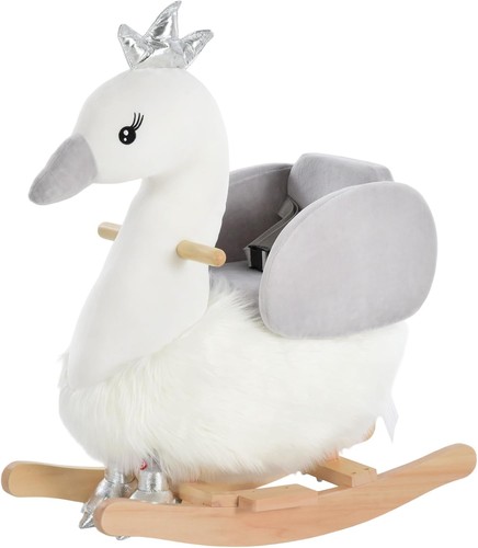Homcom kids rocking horse - rocking,