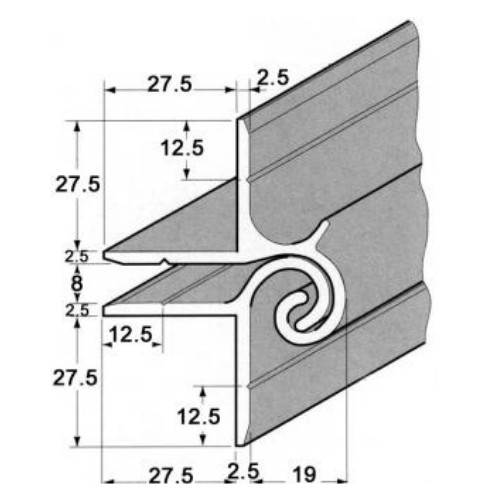 Catering trailer hatch hinge - trailer,