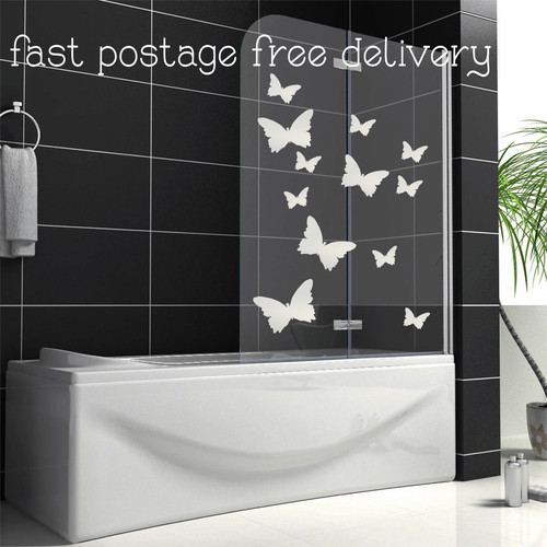 Butterflies etched glass - butterflies,