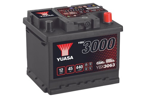 Yuasa car battery 12v 45ah - 12v,