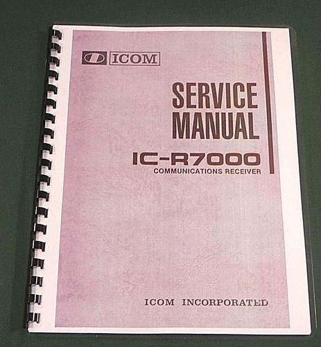 Icom r7000 service manual - service,