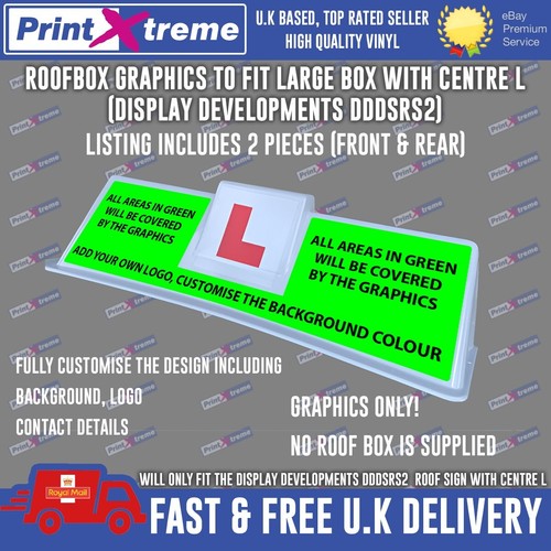 Driving instructor roof box - instructor,
