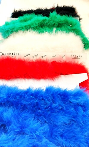 Marabou boa feather trim hen - boa,