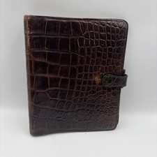 Vintage Mulberry Brown Croc