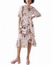 lk bennett thea pink meadow