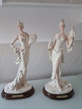 Collectible porcelain figurine La Parisienneitalian asrtist Giuseppe Armani