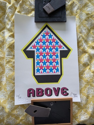 Above arrow print like - above, print,