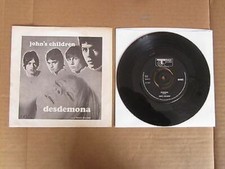 JOHN'S CHILDREN Desdemona TRACK 7" RARE 1967 UK PICTURE SLEEVE MARC BOLAN T. REX