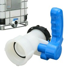 75mm Plastic IBC Tote Tank-Butterfly Connection Valve Tap Outlet Drain Adapter
