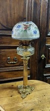 Antique Oil Lamp Gilt Bronze