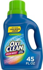 OxiClean Color Boost & Stain Remover Liquid Laundry Detergent | 22 Loads, 45 oz