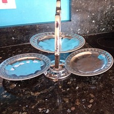 Vintage Chrome Folding Cake