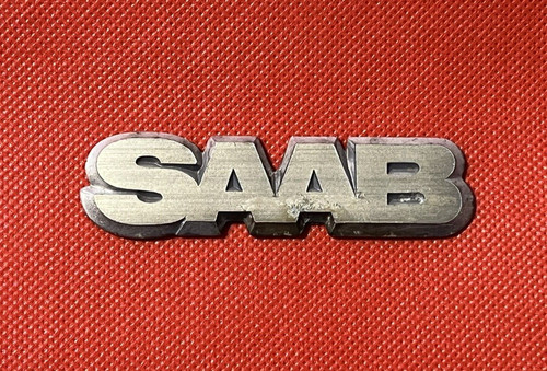 Saab classic car - badge, metal