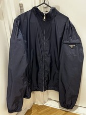 PRADA Men's Jacket Navy Blue