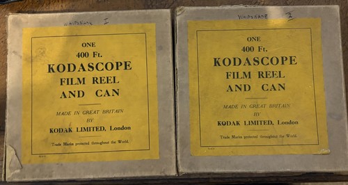 Kodascopefilm reel and can - reel,